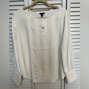 NWT Ann Taylor white blouse